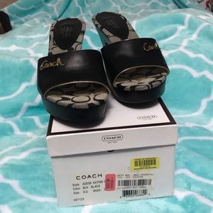 Authentic COACH slip on shoes size 8B